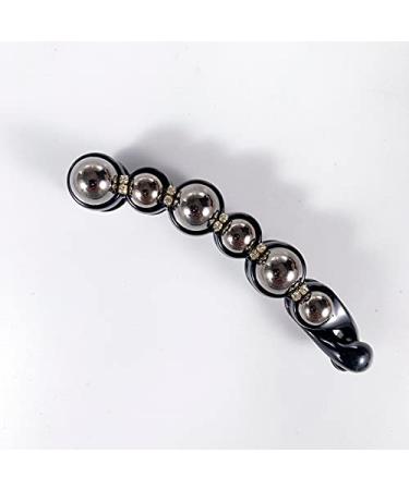 3-Piece Pearl Banana Clips Set | Rhinestone Hair Accessories for Women & Girls | Ideal for Thick & Fine Hair - Buy Online on GoSupps.com