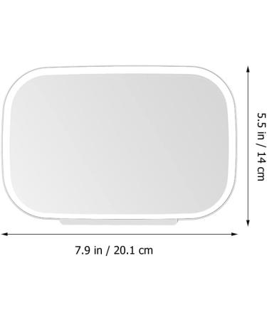 BESPORTBLE Vanity Mirror Visor Led Cosmetic Mirror Car Visor Cosmetic Mirror Luces Led Car Mirror Visor Light up Mirror Led Mirror Car Sun Visor for Car Leds Makeup Mirror White Automatic Abs White 20.1X16cm - Buy Online on GoSupps.com
