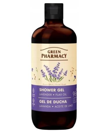 GREEN PHARMACY -Green Pharmacy - Lavender & Flaxseed Oil Shower Gel - 500ml - Moisturizes & Soothes Skin