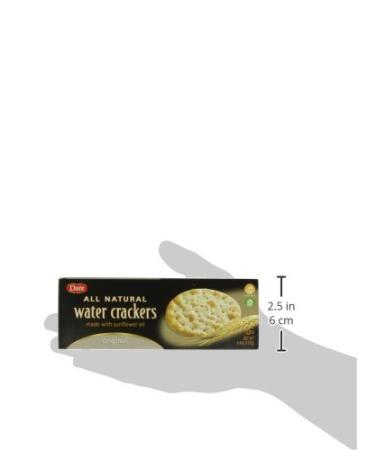 Dare Original Water Crackers - Healthy Entertaining Snacks | 0g Trans Fat, 0g Saturated Fat | 4.4oz (Pack of 12) - Buy Online on GoSupps.com