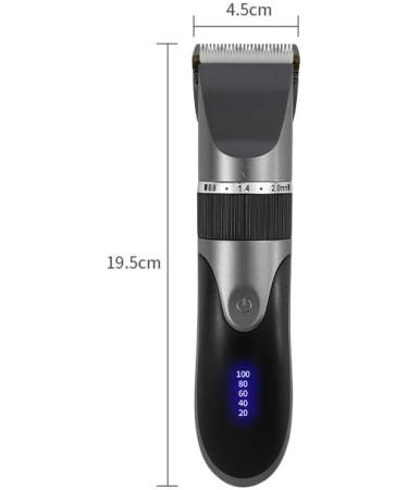 Buy Rechargeable Electric Hair Clipper & Shaver for Household Use - Gray | International Shipping Available - Buy Online on GoSupps.com