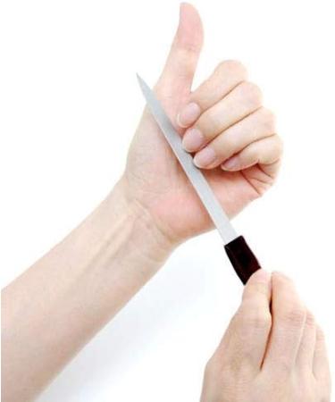 Pinkee's 5 inch Stainless Steel Sapphire Nail File (3 Pack) for Fingernails and Toenails - Professional Manicure Tool - Buy Online on GoSupps.com