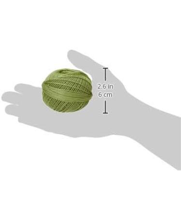 Handy Hands Lizbeth Egyptian Cotton Thread Size 3 (50g, 120yds) - Orchid Green Dk | HH03668 | Crochet Tatting Knitting - Buy Online on GoSupps.com