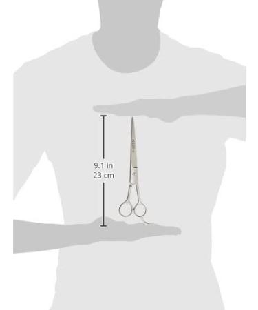 Tamsco 9-Inch Curved Barber Shear - Stainless Steel, Ice Tempered, Beveled Edge - Buy Online on GoSupps.com