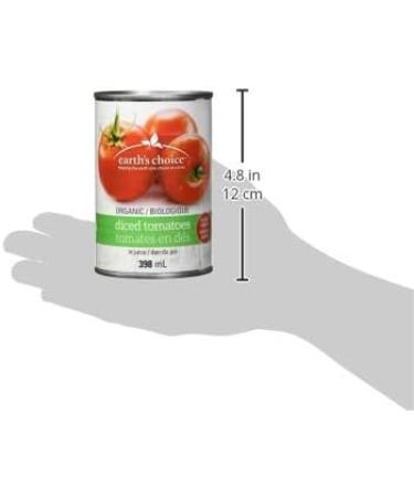 Earth's Choice Organic Diced Tomatoes No Salt Added 12 Count of 398ml 12 Count (Pack of 1) - Buy Online on GoSupps.com