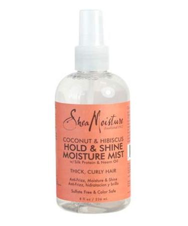 Shea Moisture Coconut Hibiscus Hold & Shine Daily Moisture Mist-8 oz