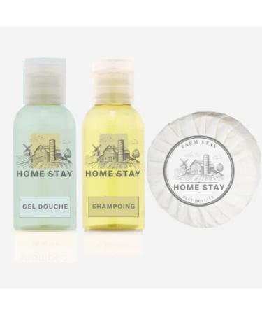 Hotel soap 25 units + Shampoo 25 units Welcome product set Total 50 Items - Buy Online on GoSupps.com