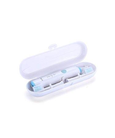 QSHAVE Toothbrush Travel Case Compatible for Philip Sonicare/Oral-B Electric Tooth Brushes (White)