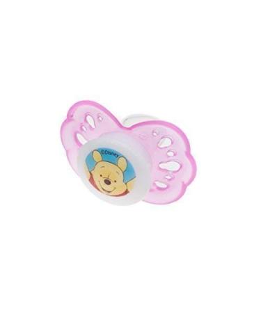 Silicone pacifier Disney Winnie Pooh pink from 0 months size 1 pacifier