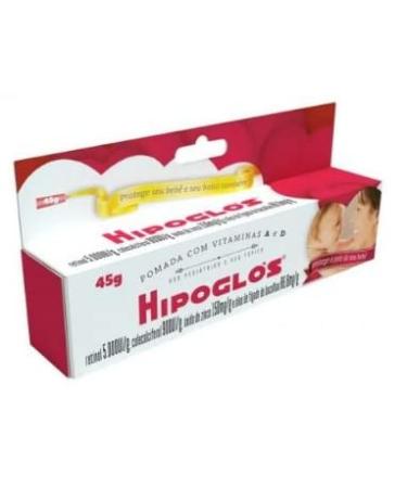 Hipoglos 1.58 Oz (45g) Baby Diaper Rash Cream and Dry Skin Protectant 2DAY BRAZIL