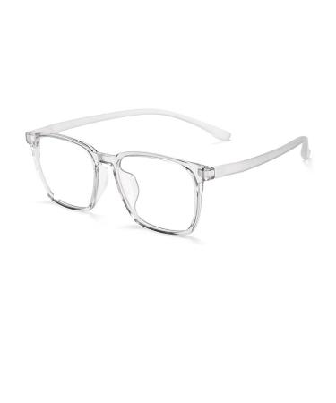 Fuqinqingoz anti-UV reading glasses glasses anti-blue light computer readers HD flat light lights for women/men (color: gray size: +200) +200 gray