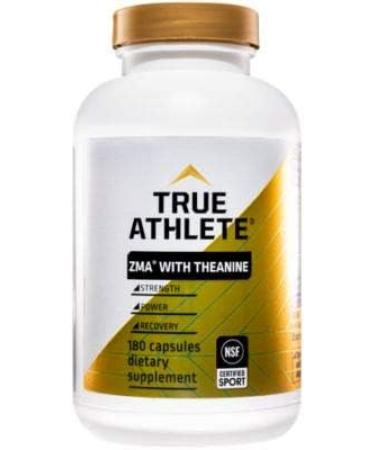 True Athlete ZMA with Theanine 180 Capsules - Boost Recovery and Sleep Quality - Buy Online on GoSupps.com