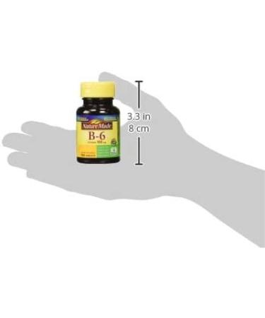 Nature Made Vitamin B-6 100mg Tablets - 200 Count (2 Pack) | Essential B Vitamin Supplement - Buy Online on GoSupps.com