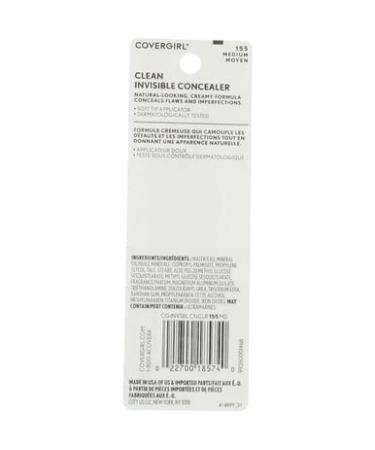 COVERGIRL Clean Invisible Lightweight Concealer Medium .32 oz | 1 Count - Buy Online on GoSupps.com
