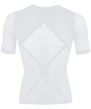 LE COL Unisex Pro Mesh Short Sleeve Base Layer - Breathable Cycling Undershirt | Quick Dry | XS-XXL, White - Buy Online on GoSupps.com