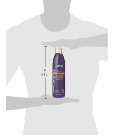  KATIVA Kativa Hyaluronic Deep Moisturizing Anti-Breakage Shampoo 355ml - Buy Online on GoSupps.com