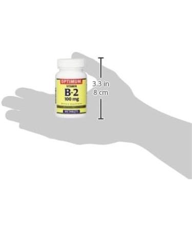 Optimum Vitamin B-2 100mg Tablets - 100 Count - Buy Online on GoSupps.com