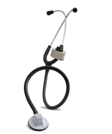 StatGear Stethoscope Tape Holder - Medical Items for Nurses, Paramedics, EMT, EMS - Black 1 Count (Pack of 1) Black 1