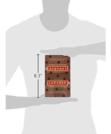 Larabar Chocolate Chip Brownie - Gluten Free Vegan Fruit & Nut Bar (16 ct, 1.6 oz) - Buy Online on GoSupps.com