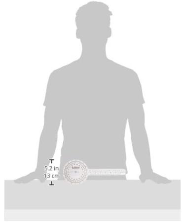 NCD Medical/Prestige Medical 64 Paddle Goniometer - 12 | Accurate Range of Motion Measurements | International Shipping Available - Buy Online on GoSupps.com
