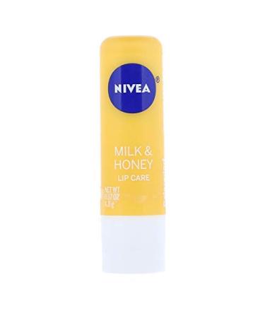 Nivea Milk and Honey Lip Care 0.17 Ounces (Pack of 3