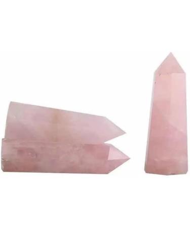 1pc 800g-3000g Natural Rose Quartz Crystal Points Fengshui Tower Wand for Wedding Souvenirs Suitable for Home Crystals Raw Stones and Minerals Stone Mineral Specimen - Buy Online on GoSupps.com
