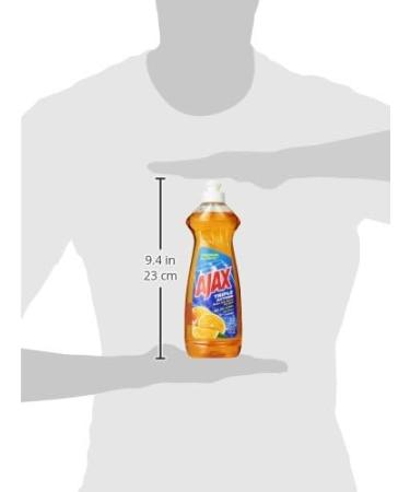Ajax Triple Action Dish Liquid - 14 Fl Oz (Pack of 1) | Powerful Orange Dish Soap for International Shipping - Buy Online on GoSupps.com