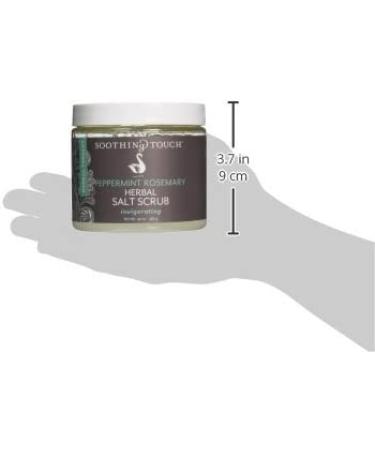 Soothing Touch Herbal Salt Scrub - Peppermint Rosemary 20 Oz | Exfoliating & Refreshing Skin Care - Buy Online on GoSupps.com