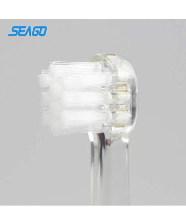 Seago SG-811 Children Toothbrush Replacement Heads 2PCS/Set - Soft Dupont Nylon Bristles for Oral Hygiene Care - Buy Online on GoSupps.com