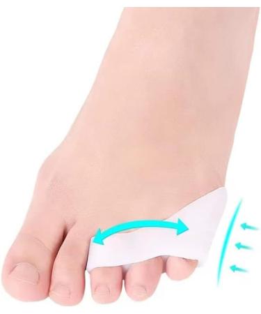 Pinky Toe Separator and Protectors - 6pcs 3-Holes for Overlapping & Curled Toes - Pain Relief and Protection from Friction - Buy Online on GoSupps.com