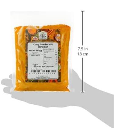 Old India Curry Powder Mild Jamaican 250g - Authentic Spice Blend (Pack of 1) - Buy Online on GoSupps.com