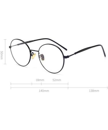 Parwana Retro Round Reading Glasses - Anti Blue Light UV Protection +250 Presbyopie Glasses for Men (Color: C11) - Buy Online on GoSupps.com
