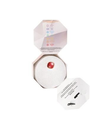 Spongelle Body Wash Infused Buffer - White Medium | Luxurious Exfoliating Bath & Body Care | International Shipping Available - Buy Online on GoSupps.com