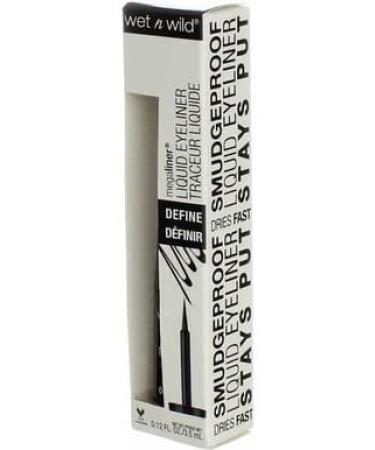 Wet n Wild MegaLiner Liquid Eyeliner - Black 0.12 fl oz | Long-Lasting Precision - Buy Online on GoSupps.com