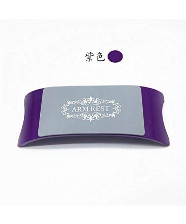 1pcs Nail Art Hand Holder Pillow Removable Washable Cushion Nail Art Bracers Salon Arm Wrist Rest Manicure Beauty Tool Equipment - (Color: Purple)
