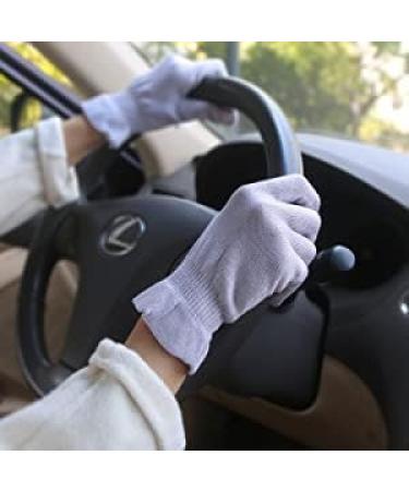 Migliore Wear Cotton Eczema Gloves for Dry Hands - 6 Pairs Taro Purple-S/M - Buy Online on GoSupps.com