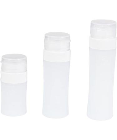 Beaupretty Travel Soap Make empty squeeze bottle empty make compact Sample Jars Empty Silicone Bottle empty make containers Refillable Bottle Container cosmetic jars white dispenser make - Buy Online on GoSupps.com