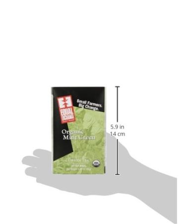 Equal Exchange Organic Mint Green Tea - 20 Bags (1.41 oz) | Refreshing & Healthy - Buy Online on GoSupps.com