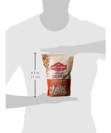 Arrowhead Mills Organic Chickpeas 16 oz - Pack of 1 | 100% USDA Certified | Non-GMO | Rich in Protein and Fiber - Buy Online on GoSupps.com