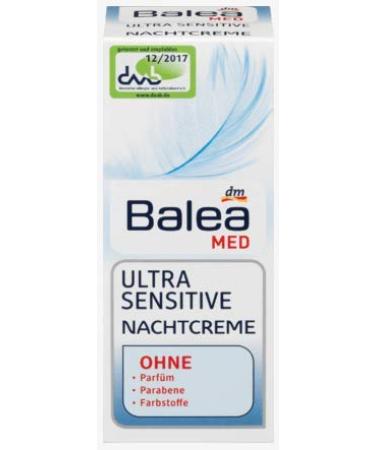 Balea Med Night Cream Ultra Sensitive 50ml - Best German Skincare for Sensitive Skin - Buy Online on GoSupps.com