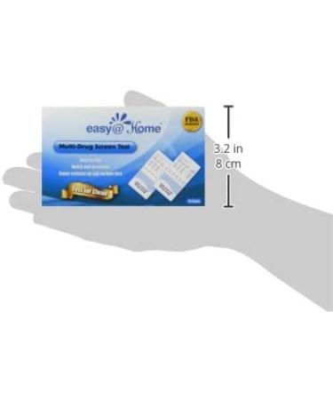 EasyHome 10 Panel Instant Drug Test Kits - THC, Opiate, Cocaine & More - Urine Dip Testing - 10 Pack - Buy Online on GoSupps.com