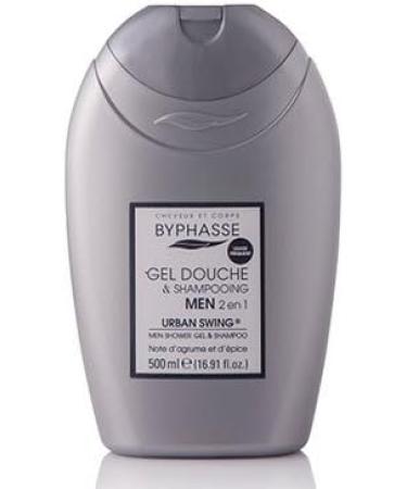 Byphasse Set of 4 Urban Swing 2in1 shower gel and shampoo for men 500 ml all skin types - Buy Online on GoSupps.com