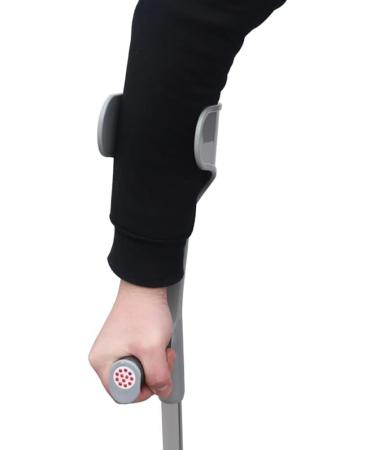 GHFTCCF Forearm Crutches Adult Ergonomic Adjustable Heavy Duty Non-Slip Open Cuff Crutches Aluminum Alloy Folding Lightweight Crutches Black/Pink/Blue 2 Units (Blue) - Buy Online on GoSupps.com