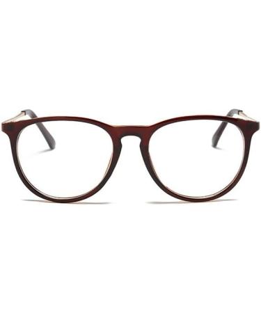 PARWANA Round Blue Light Blocking Readers Eyeglasses - Anti Eye Strain Flat Light Mirror +0.00 Magnification - Shop Internationally Now - Buy Online on GoSupps.com