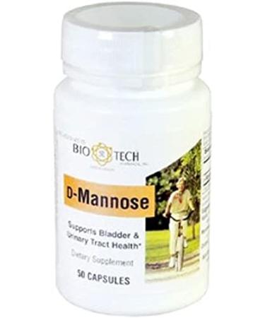 Bio-Tech Pharmacal D-Mannose Supports Bladder and Urinary Tract Health (50 Count) 50.0 Servings (Pack of 50)