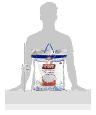 INDIA GATE Premium Basmati Rice Aromatic Long Grain 10 kg | Authentic Indian Rice for International Shipping - Buy Online on GoSupps.com
