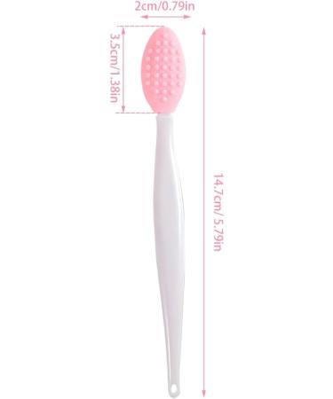 SculptZen 2 Pcs Soft Silicone Exfoliating Lip Scrub Brush Double Sided Cleaning Nose Blackhead Lip Brush Deep Cleansing Lip and Nose Brush Tool Portable Small Lip Brush for Home Travel - Buy Online on GoSupps.com