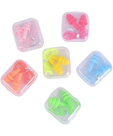 Swimmer Ear Plugs Silicone Ear Plugs Ear Protector Ear Plugs 1 Box Earplugs Noise Reduction Silicone Soft Ear Plugs PVC Rope Earplugs (Color : C) (Color : F) - Buy Online on GoSupps.com