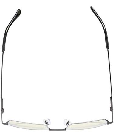 Eyekeper Blue Light Filter Reading Glasses - UV420 Protection Semicircular Design +2.50 Magnification Metallic Blue-Gray Frame - Buy Online on GoSupps.com