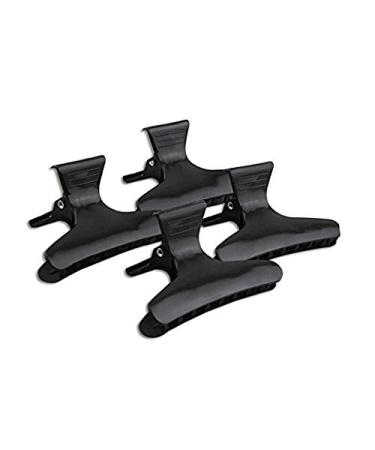 12PCS Black Hair Claw Clips - Non Slip Butterfly Hair Clamps for Hair Styling - Salon Section Clips for Hairdressers - Hairdressing Hair Accessories - Buy Online on GoSupps.com